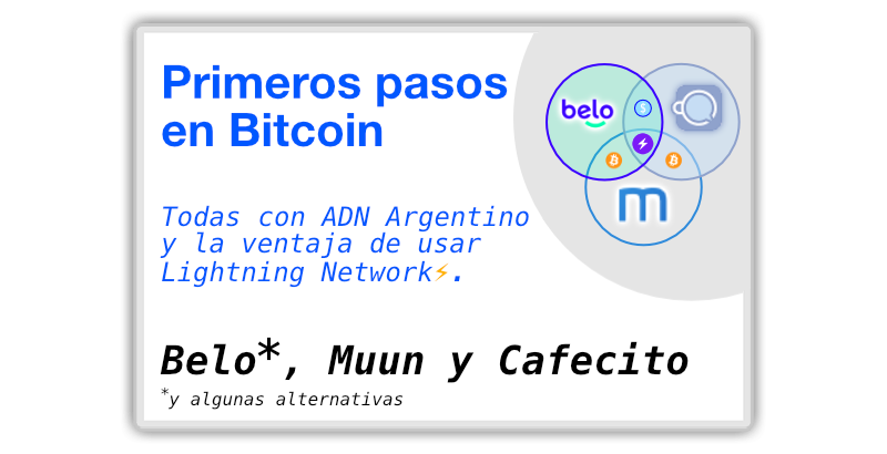 Primeros pasos con Bitcoin: Belo (y otras) - Muun - Cafecito